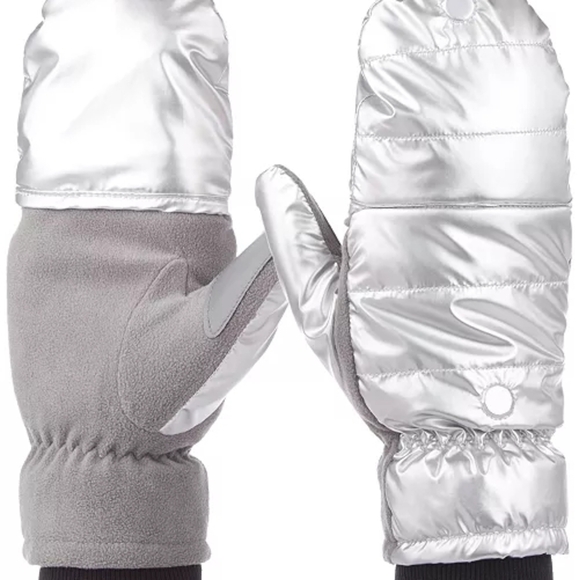 Isotoner Signature Women's Sleek Heat Flip Touchscreen Mittens - Picture 1 of 6